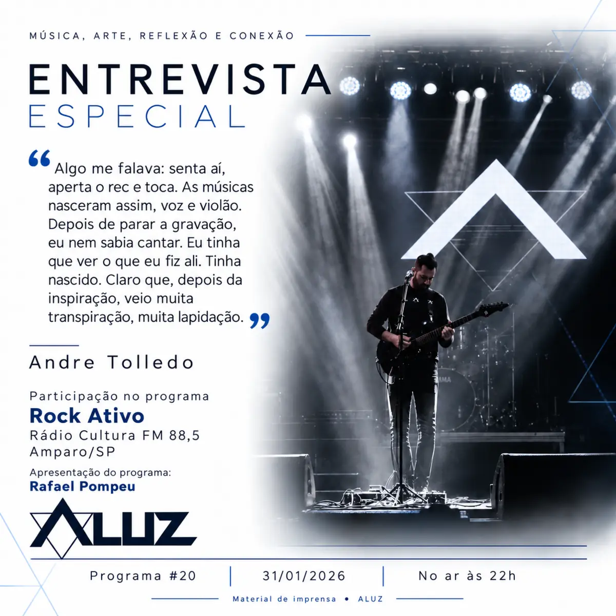 O instante em que as primeiras músicas nasceram.